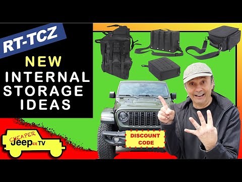 Four New Internal Storage Ideas for Your Jeep Wrangler and Gladiator, From RT-TCZ