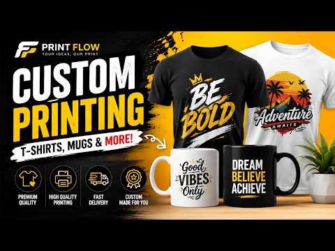 🔥 Your Design, Our Print | Print Flow