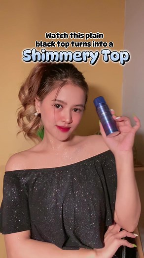 Shimmery Glitter Spray for Night Galas and Events