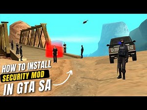HOW TO INSTALL SECURITY CHECKPOST MOD IN GTA SAN ANDREAS | President mod for PC & Android
