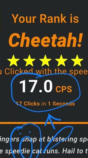i got 17 cps in cps test!