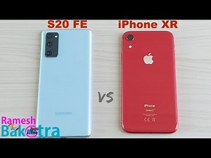 Samsung Galaxy S20 FE vs iPhone XR SpeedTest and Camera Comparison