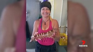 Catch of the day or year? A fishing trawler has netted a giant prawn off Fraser Island in Queensland. More in 7NEWS Adelaide at 4pm and 6pm | www.7NEWS.com.au #7NEWS | 7NEWS Adelaide
