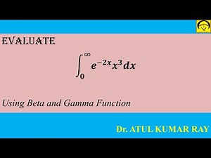 Integrate e^(-2x). x^3 dx from 0 to infinity| Beta and Gamma function| IMP proof