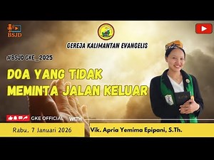 A PRAYER THAT DOESN'T ASK FOR A WAY OUT // BSJD GKE 1294