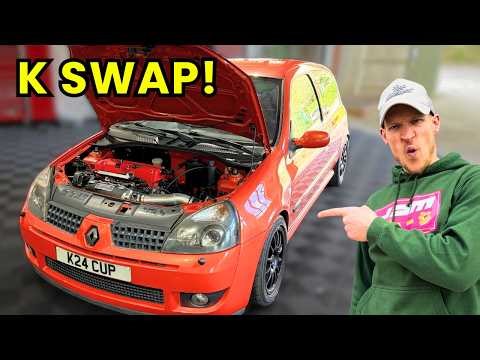 This K Swapped Renault Clio 182 Is A B Road Beast!!