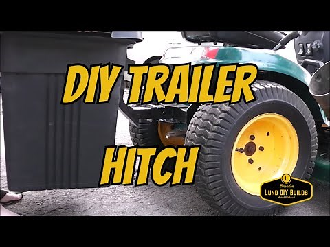 How to Fabricate a Heavy-Duty Lawn Tractor Trailer Hitch Attachment – Simple DIY Tutorial!