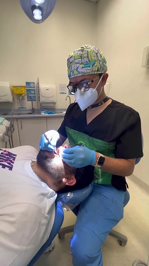 Proceso de colocación de una corona dental