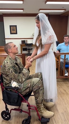 Soldier surprises his bride and walks for the first time during their wedding ceremony ❤️ 🎬 This video was produced by Network Media and Jamie and Blake | Westcoast Creators of Network Media