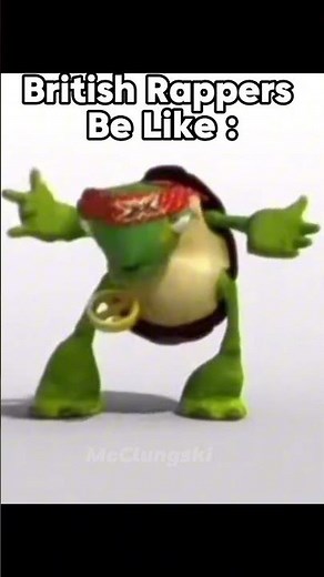 British turtle rapping meme #shorts #memes