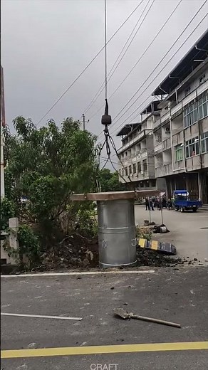 Pile Driving Process: Foundation Construction in Action