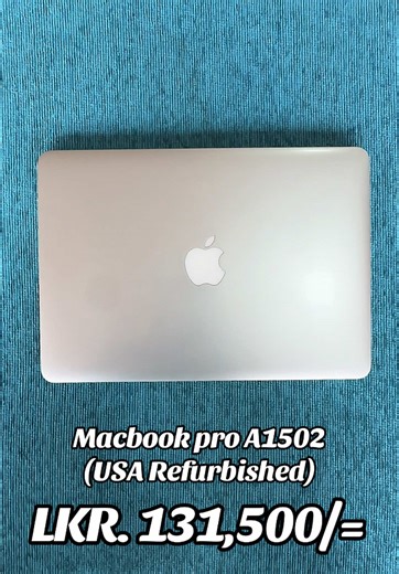 ⭕️Macbook pro A1502 (USA Refurbished) ♦️Intel Core i7 3.1Ghz processor ♦️16Gb Ram, 256GB SSD ♦️Intel Iris graphics 6100 13.3