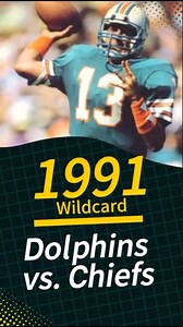 50K views · 266 reactions | Countdown to kickoff with a throwback to the 1991 Wildcard between the @miamidolphins and @chiefs. Let’s go FINS! •••#miamidolphins #dolphins #finsup #fins #miami #vintagefootball #donshula #danmarino #football #nflplayoffs #vintageflorida #wildcard | WPLG Local 10 | Facebook