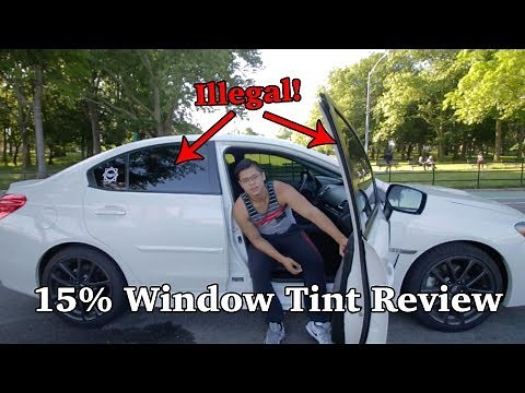 Pulled over TWICE for these tints || 15% window tint review || 15% Tints at night