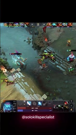 Rune greed bait Storm vs Slardar #dota2 #dota2highlights #dota #dota2clips #fyp