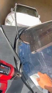The secret to a clean windshield tint install 👀 #tinting #tutorial