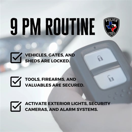 It's time Cibolo! | Cibolo Police Department