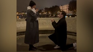 What's more romantic than Paris? A surprise proposal in Paris! | Humankind