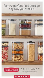 There’s endless possibilities​ with our stackable storage system.​ Rubbermaid Brilliance, Clearly​ Designed for You. | Rubbermaid