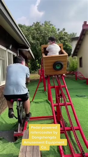 Pedal-Powered Rollercoaster: Innovative Thrills at Dongshengda Amusement Equipment Co.