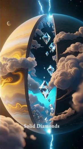 Diamonds Falling From the Sky? 💎🤯 #astronomy #astrophysics #bilim