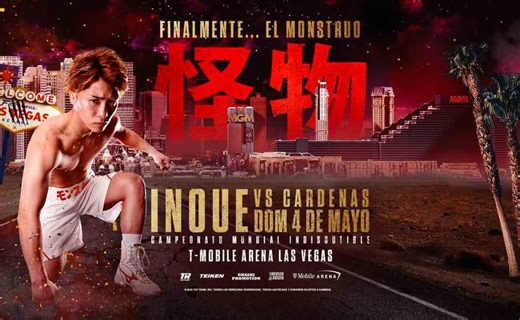 ¿Va por TV? Horario y quién transmite la pelea entre  Naoya Inoue vs. Ramón Cárdenas desde Las Vegas