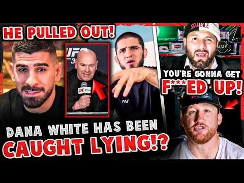 Dana White CAUGHT LYING about Ilia Topuria!? + Ilia GOES OFF! Jorge Masvidal SLAMS Justin Gaethje!