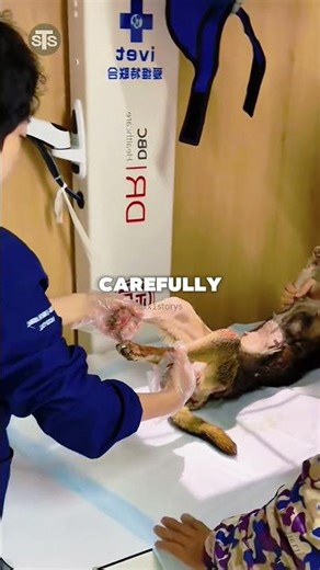 She Could Barely Walk, But She Never Left Her Puppies