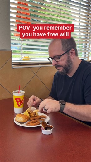 Exercising our free will the best way we know how to 🤷 . . . . #freewill #foodlover #bojangles | Bojangles' - BeCajun.com