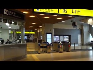 北陸新幹線でモバイルSuica特急券使用の様子（糸魚川駅）