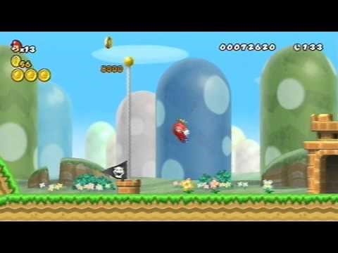 New Super Mario Bros. Wii Walkthrough: World 1- Part 1 [Episode 1]