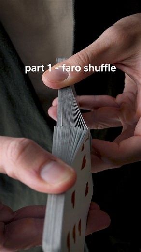 @squareupshorts on Instagram: "Faro shuffle tutorial. Part 1 of our fanning powder tutorial series. #cardistry #magic #playingcards"