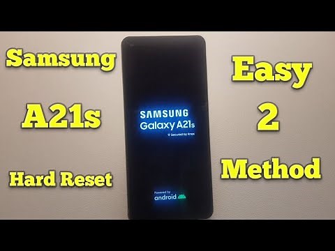 Samsung A21s Hard Reset