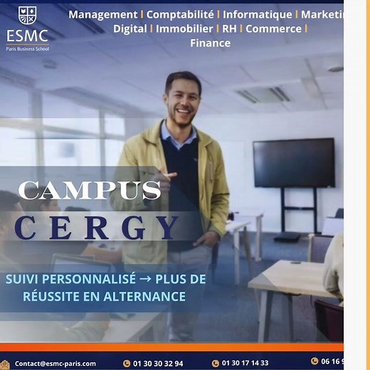 Rentrée décalée – Janvier 2026 à l’ESMC Business School (Cergy & Osny