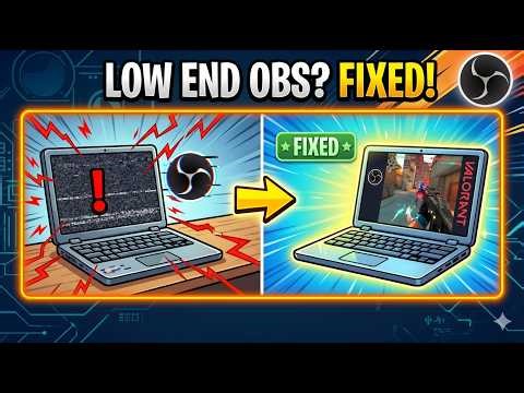 Best OBS Settings for Low End PC (2026) - No Lag & High Quality