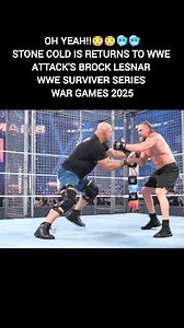 96K views · 488 reactions | Stone Cold! 略 Is RETURNS! On Survivor Series WAR GAMES Attack Brock Lesnar | Wrestling Highlights2.0 | Facebook