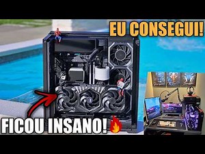 MONTEI um PC HIGH-END SOZINHO (e não sou técnico!), Veja em detalhes no Lian li 011 vision compact.