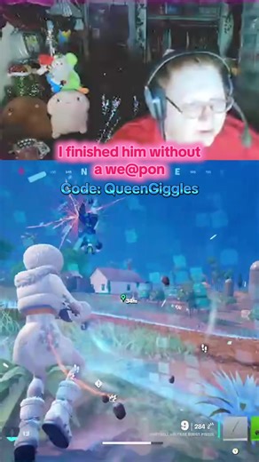 I love the slide kick lol #usecodequeengiggles #epicpartner #fortnite #gamingcommunity