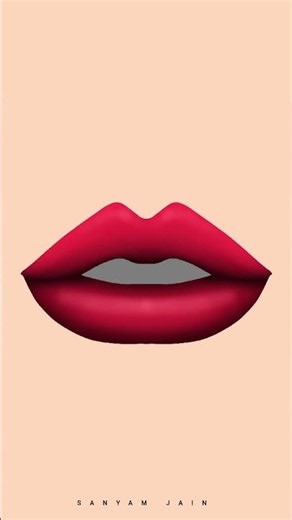 Secret to drawing perfect lip textures & highlights! 💄💻