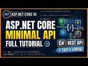 ✅ ASP.NET Core Minimal API Tutorial 2026 | Build a Clean REST API with .NET 10 (Step by Step)