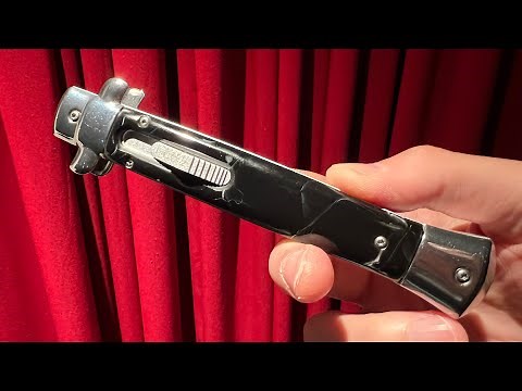 MAGO 11” ITALIAN STYLE STILETTO OTF SWITCHBLADE REVIEW