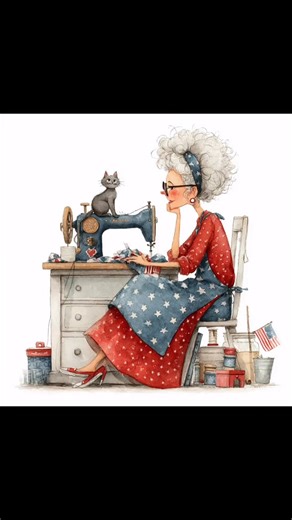 Debbie Martinez on Instagram: "🎆 Stars, Stripes, and Stitching Lines 🎆 (A Quilter’s Ode to the Fourth of July) While others march in parades today, And picnic the warm July sun away, I’ll be tucked in my sewing nook, With fabric and thread and a patriotic look. No traffic, no crowds, no barbecue mess— Just red, white, and blue in a glorious press. While fireworks boom in the skies above, My machine’s whirring with quilty love. I may eat a hot dog when I take a quick break, But I’ve got binding