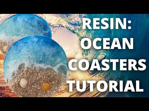 How to Make Beach Resin Coasters