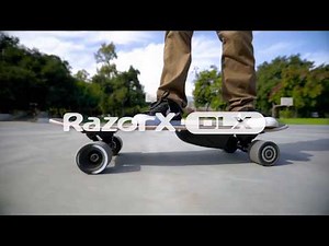 RazorX DLX Electric Skateboard Ride Video