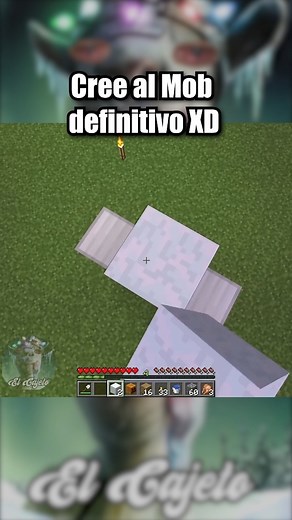 Cree al Mob definitivo en Minecraft #minecraft #minecraftmemes #minecrafttutorial #minecraftbuilds #memes | El Cajeto