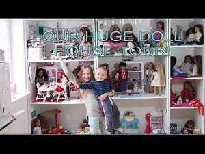 CraftsAdore's Huge American Girl Dolls House Tour 2016 ~ PLEASE WATCH IN HD~