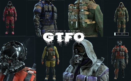 GTFO - 全囚犯服装及配色展示 All R6 Cosmetics