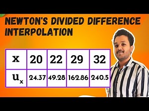 Newton Divided Difference Interpolation | Numerical Method | Engineering mathematics | Mathspedia |