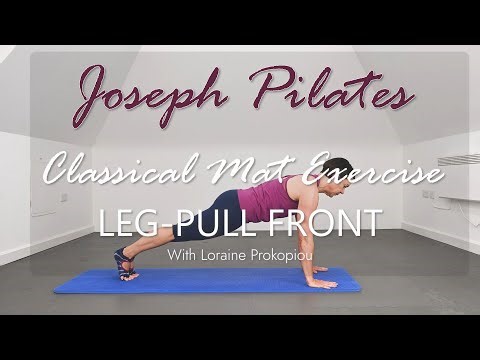 Leg Pull Front | Classical Pilates Plank Exercise for Core, Glutes & Shoulder Stability