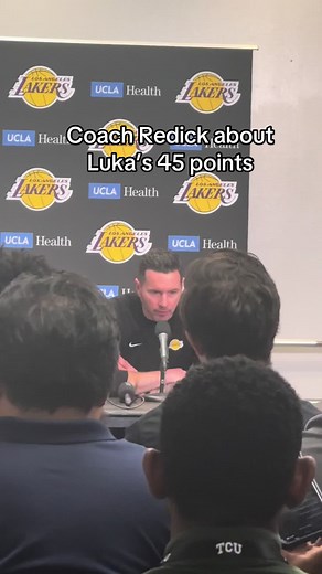 Coach Redick Analyzes Luka Doncic's 45-Point Game